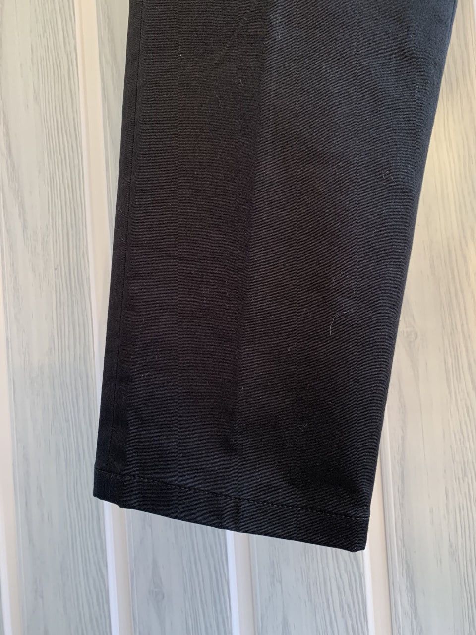 Prada × Vintage Prada Women’s 2011 Black Tab Cotton Straight Trousers Size 30" / US 8 / IT 44 - 3 Thumbnail