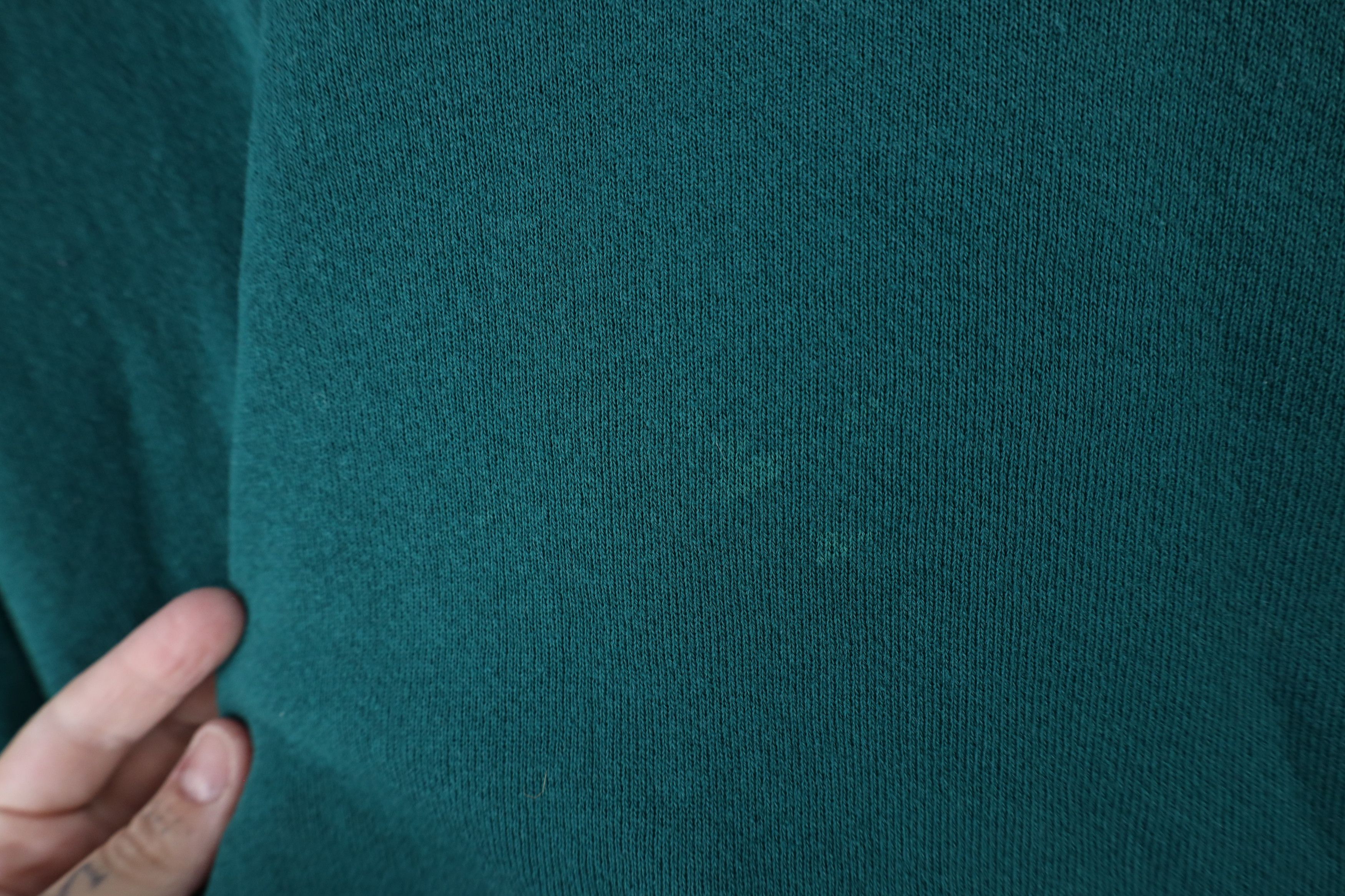Vintage Vintage 90s Streetwear Blank Crewneck Sweatshirt Green Size US XL / EU 56 / 4 - 5 Thumbnail