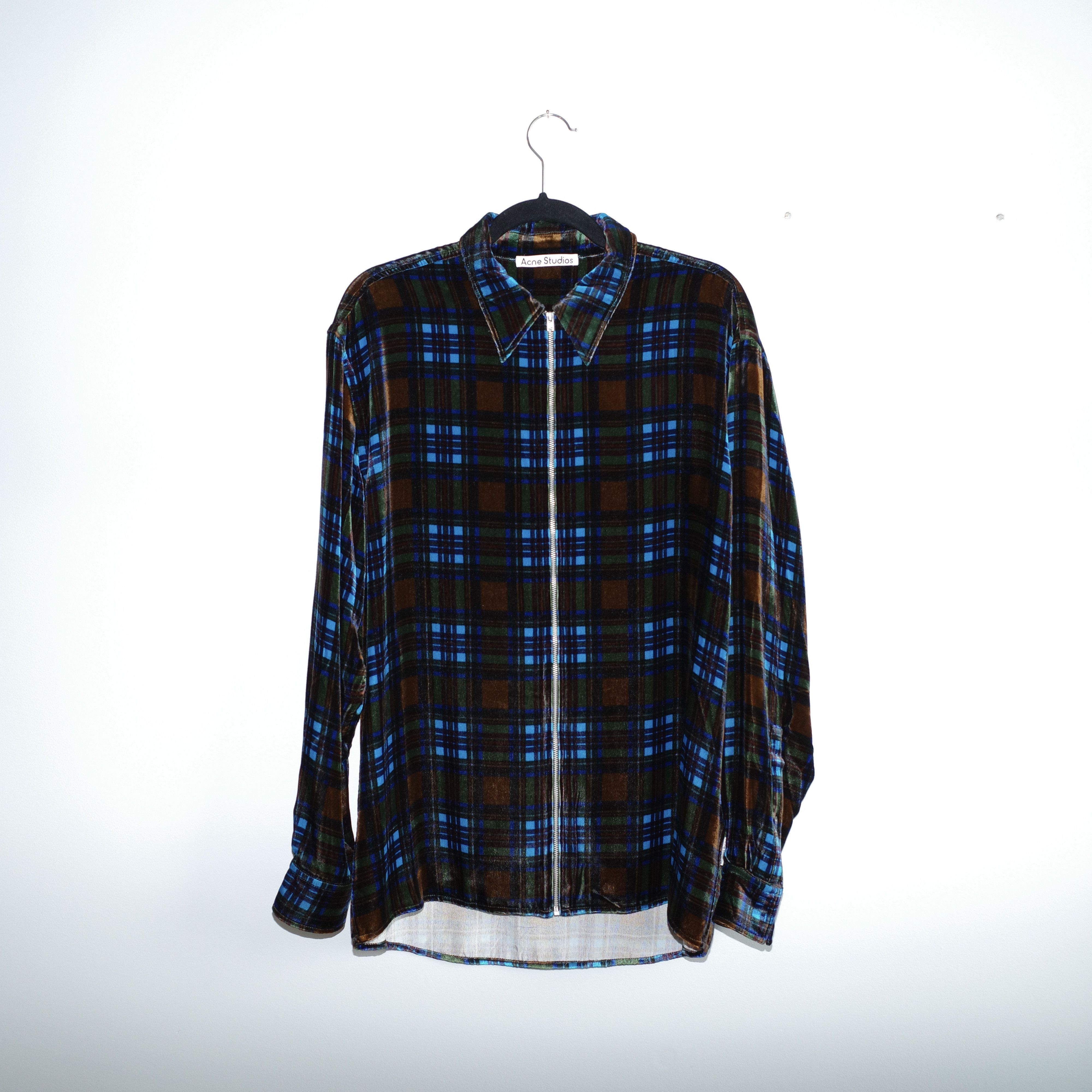 Acne Studios Tartarn Zippered Shirt Jacket Size US S / EU 44-46 / 1 - 2 Thumbnail