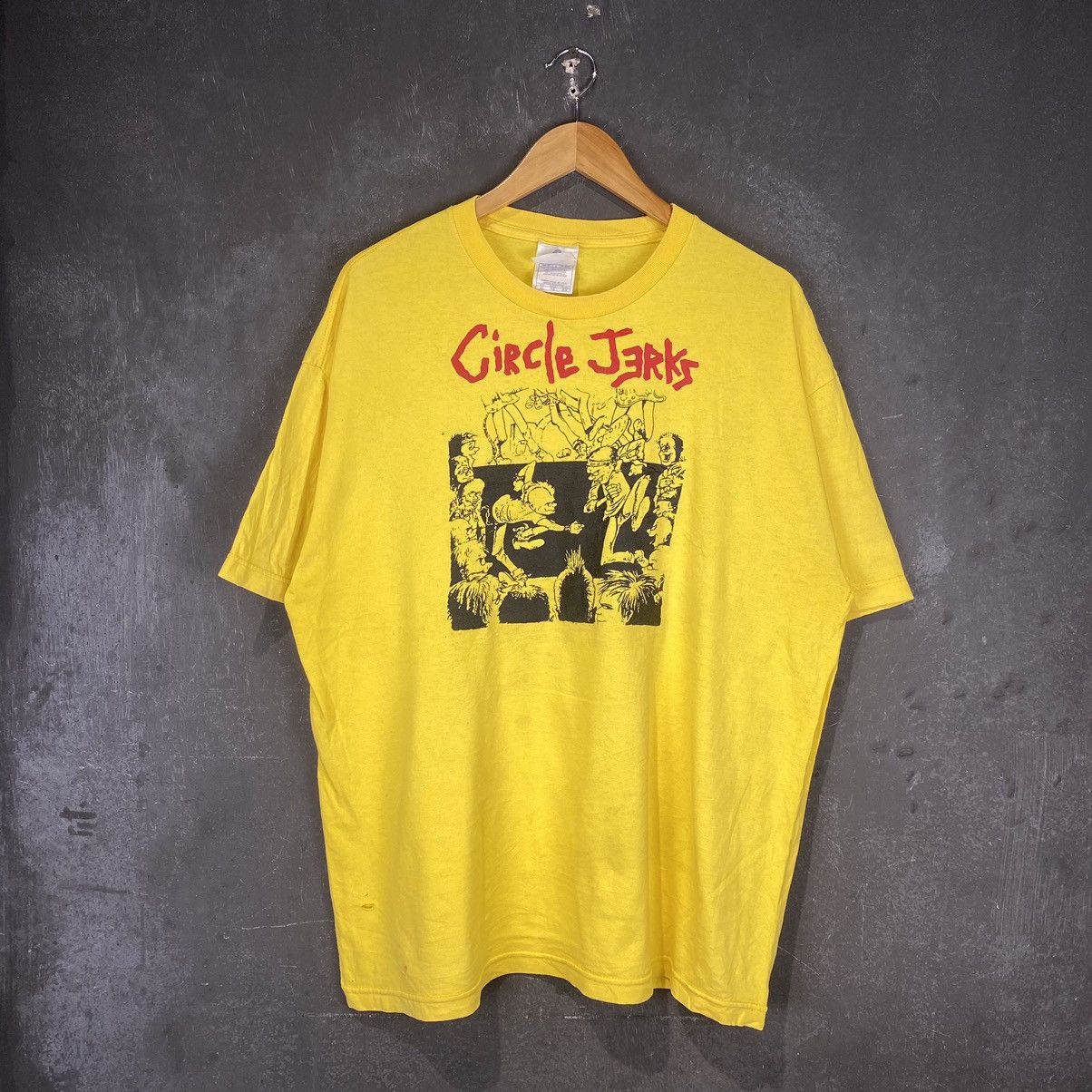 Rare y2k Circle Jerks Punk Rock Ska Band Tee