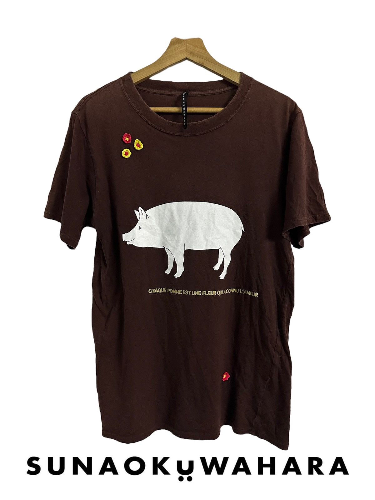 Issey Miyake Sunaokuwahara Issey Miyake Pig T-Shirt Size US M / EU 48-50 / 2 - 1 Thumbnail