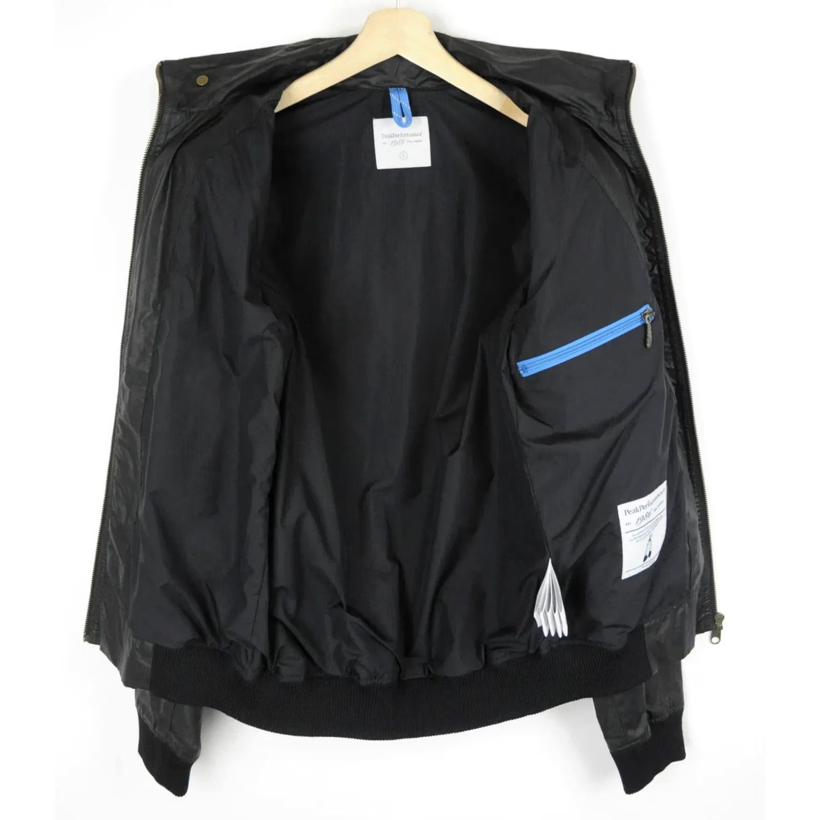 Peak Performance Peak Performance Bishop Jacket Men's SMALL Bomber Style Waxed Look Pockets Size US S / EU 44-46 / 1 - 4 Thumbnail