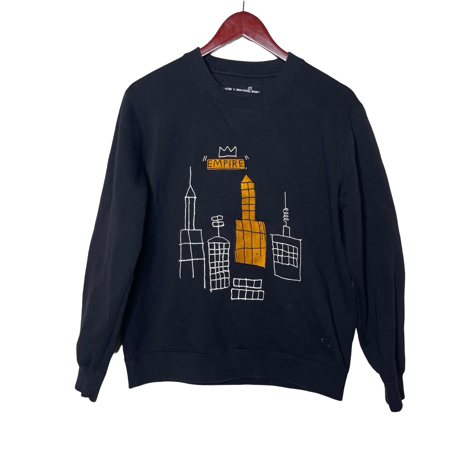 Coach Coach X Jean Michel Basquiat Black Cotton Crewneck sz M Size US M / EU 48-50 / 2 - 1 Thumbnail