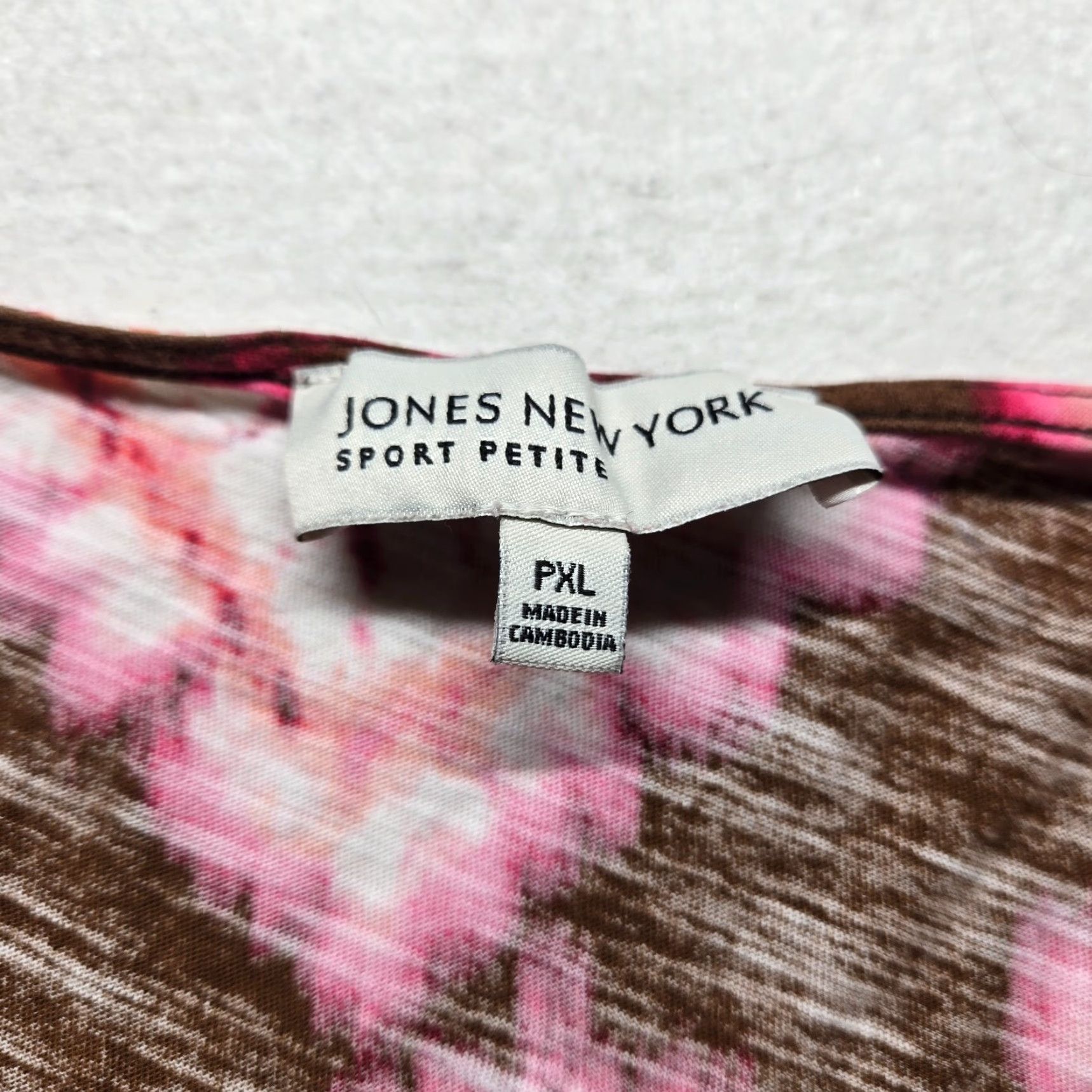 Jones New York Jones New York Shirt Sleeveless Knit Top Petite PXL Multicolor Floral Beaded Embroidered Sequin Womens 90s Size XL / US 12-14 / IT 48-50 - 3 Thumbnail
