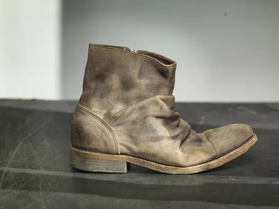Allsaints All Saints Leather Suede Boots Sharpei Brown 42 Size US 9.5 / EU 42-43 - 5 Thumbnail