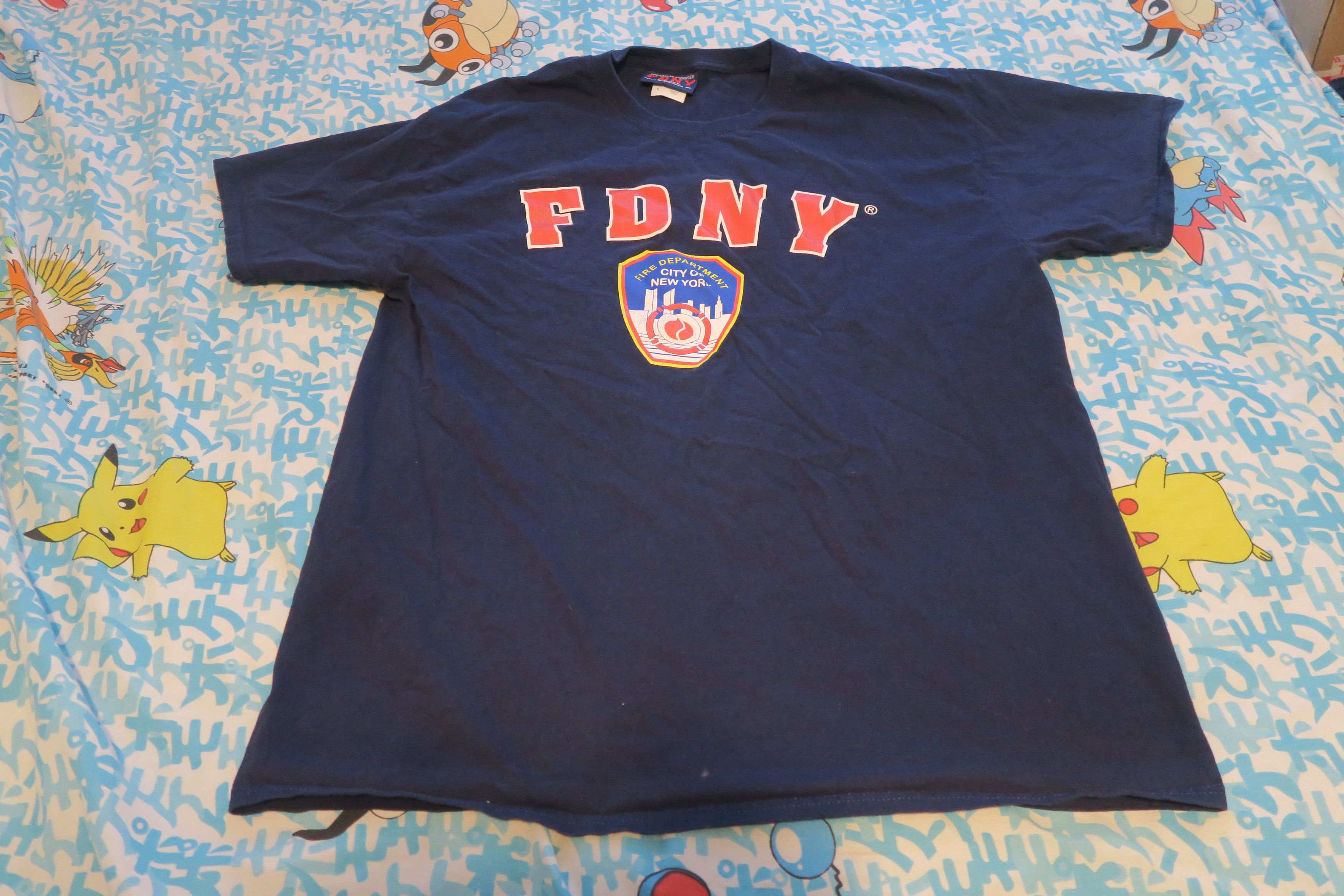 Vintage VTG 2006 Official FDNY T-Shirt Mens Large New York Fire Dept Size US L / EU 52-54 / 3 - 1 Thumbnail