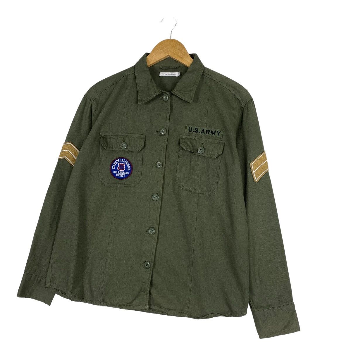 Japanese Brand BROWNY STANDARD US ARMY SHIRT JACKET Size US S / EU 44-46 / 1 - 2 Thumbnail