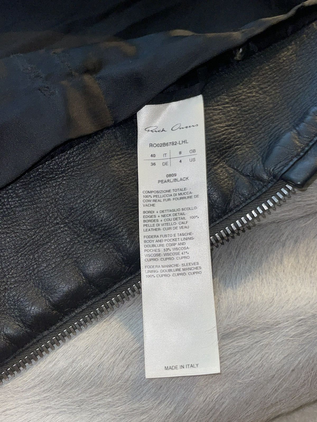 Rick Owens Rick Owens FW22 Cropped Klaus Tec Jacket Size US XXS / EU 40 - 9 Thumbnail