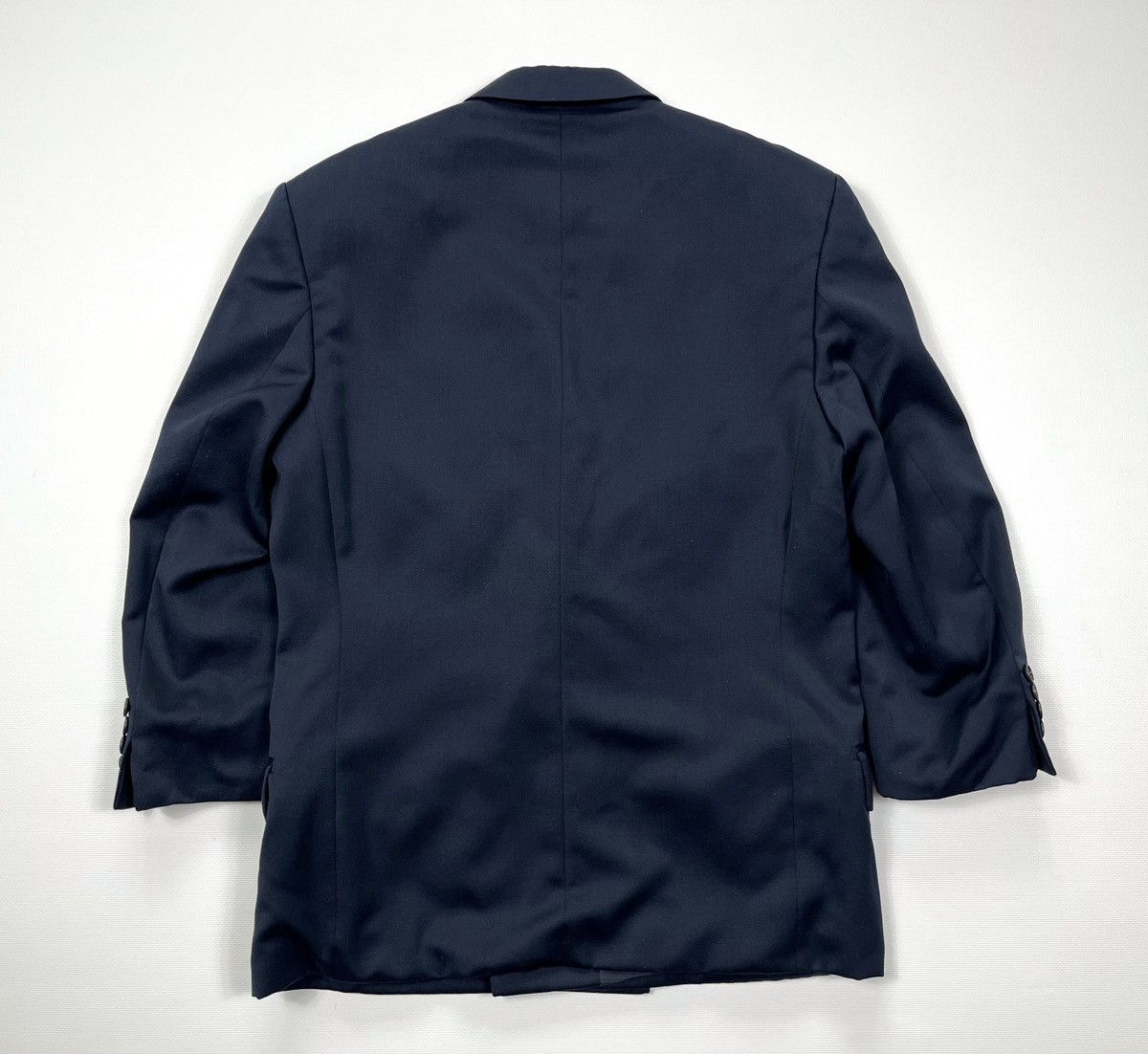 Designer × Vintage × Yves Saint Laurent Vintage Yves Saint Laurent Double breasted blazer coat 90s Size 46R - 13 Thumbnail