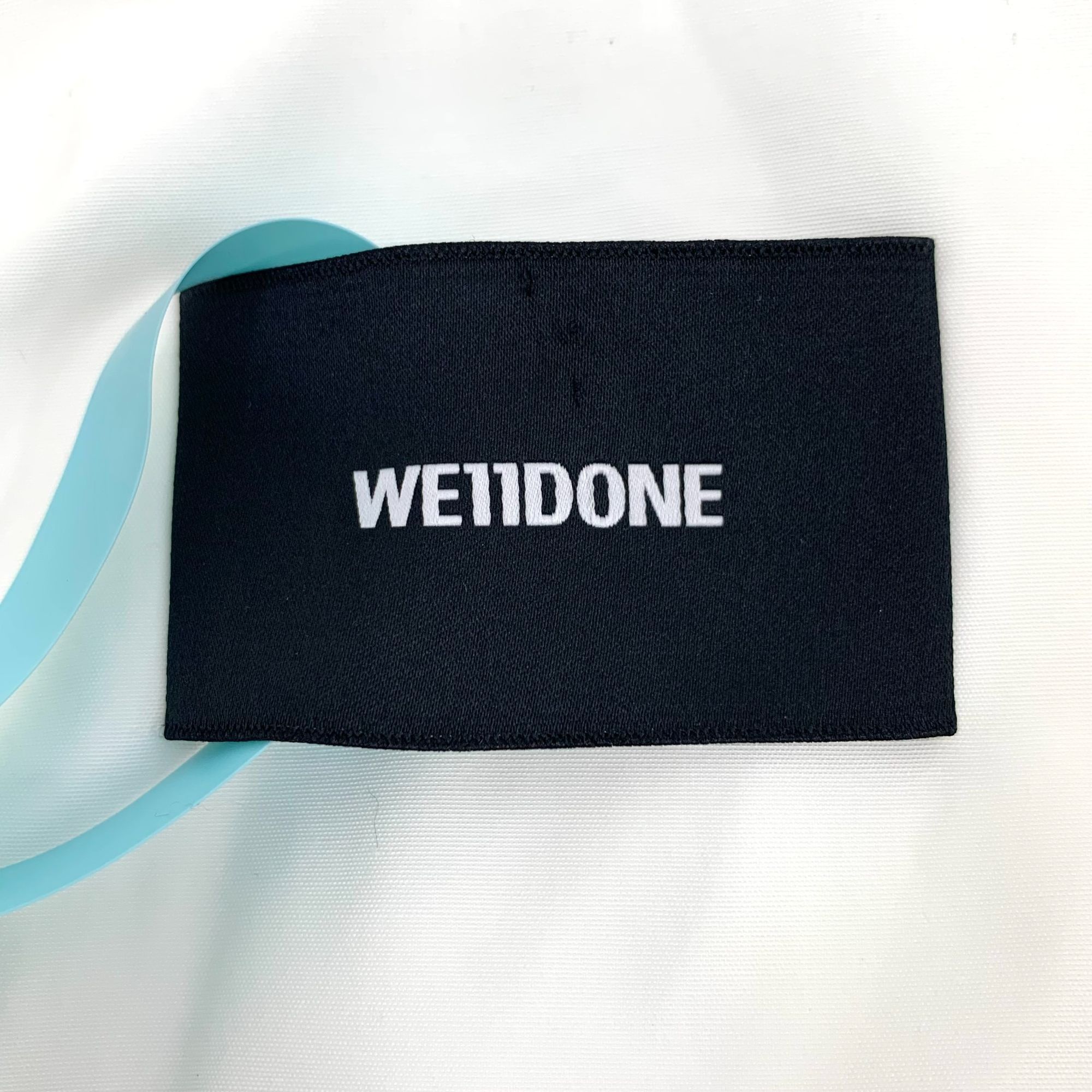 WE11DONE We11done White Logo Patch Cotton Blazer Jacket (Size XS) Size XS / US 0-2 / IT 36-38 - 2 Thumbnail