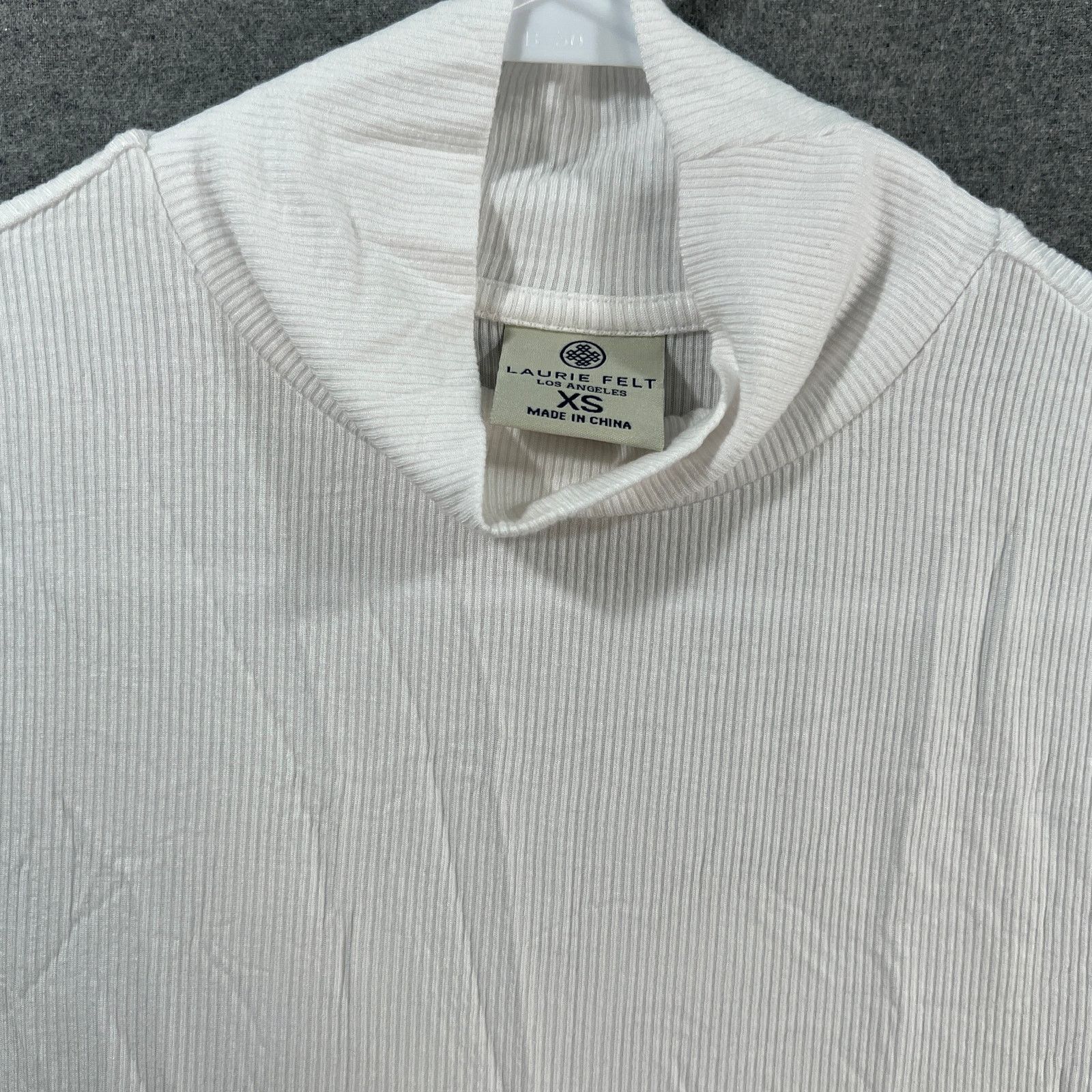 Other Laurie Felt Rib Silky Rayon Made From Bamboo Turtle Neck Size XS / US 0-2 / IT 36-38 - 4 Thumbnail