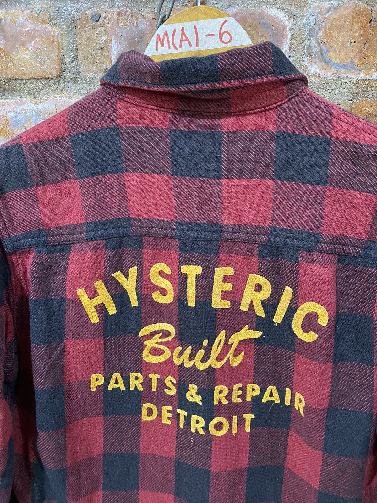 Hysteric Glamour 1990s 🔥 Checked Chain stitch flannel Size US M / EU 48-50 / 2 - 10 Thumbnail