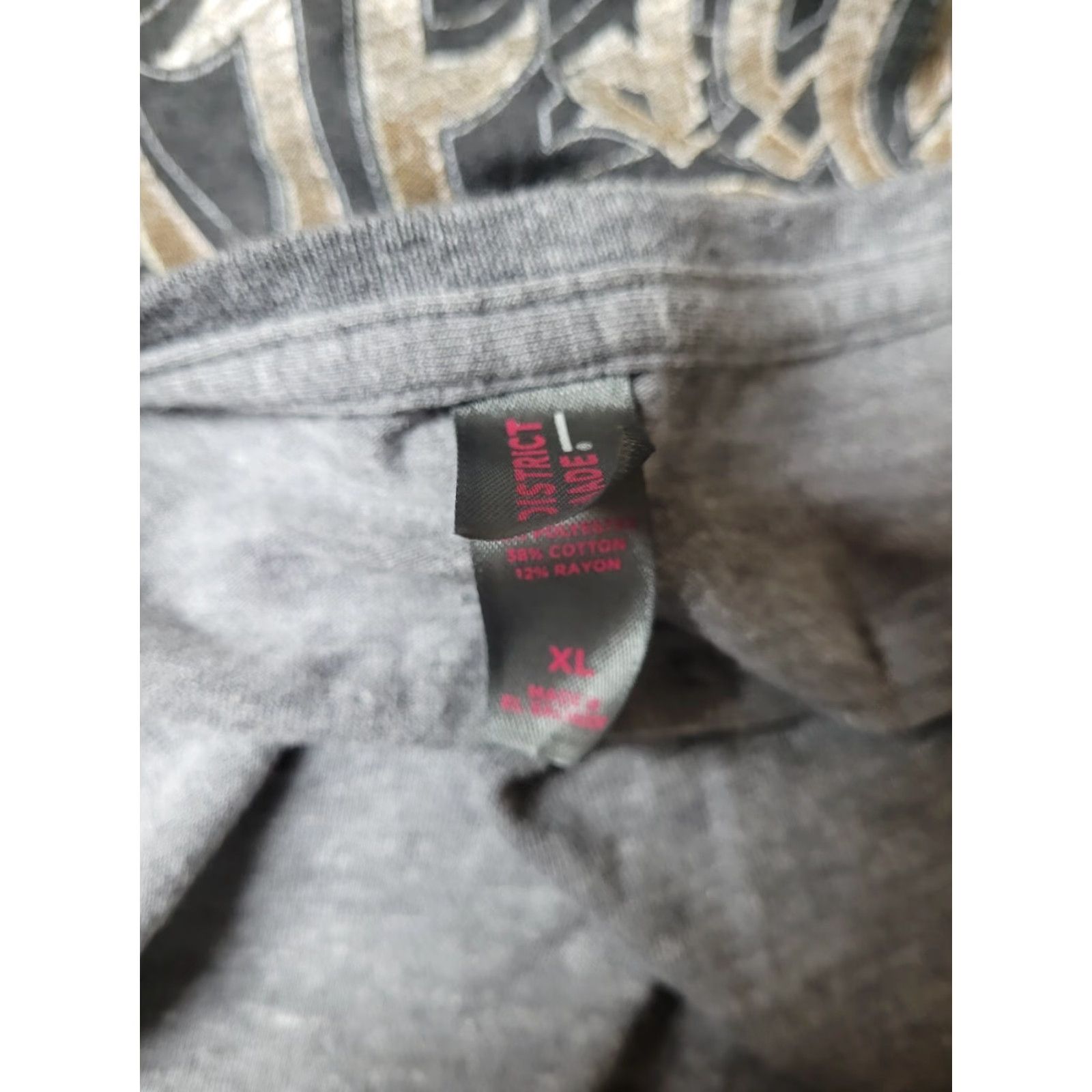Vintage Womens T-Shirt Ohio Bike Week Sandusky OH 2018 Skulls Harley Davidson District XL Gray Short Sleeve Round Neck Women Biker Casual Size XL / US 12-14 / IT 48-50 - 5 Thumbnail