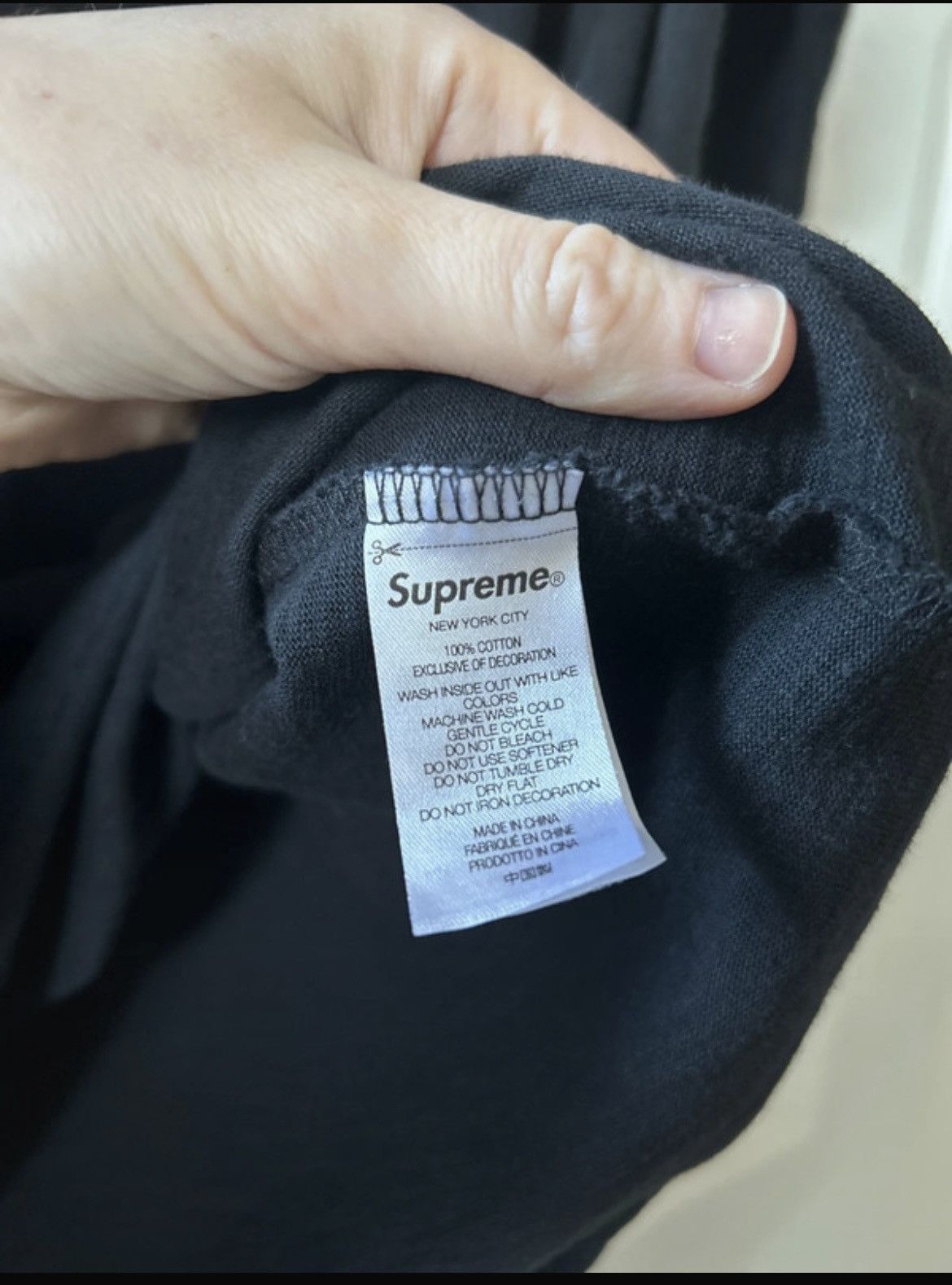 Supreme Supreme bones s/s black tshirt Size US M / EU 48-50 / 2 - 5 Thumbnail