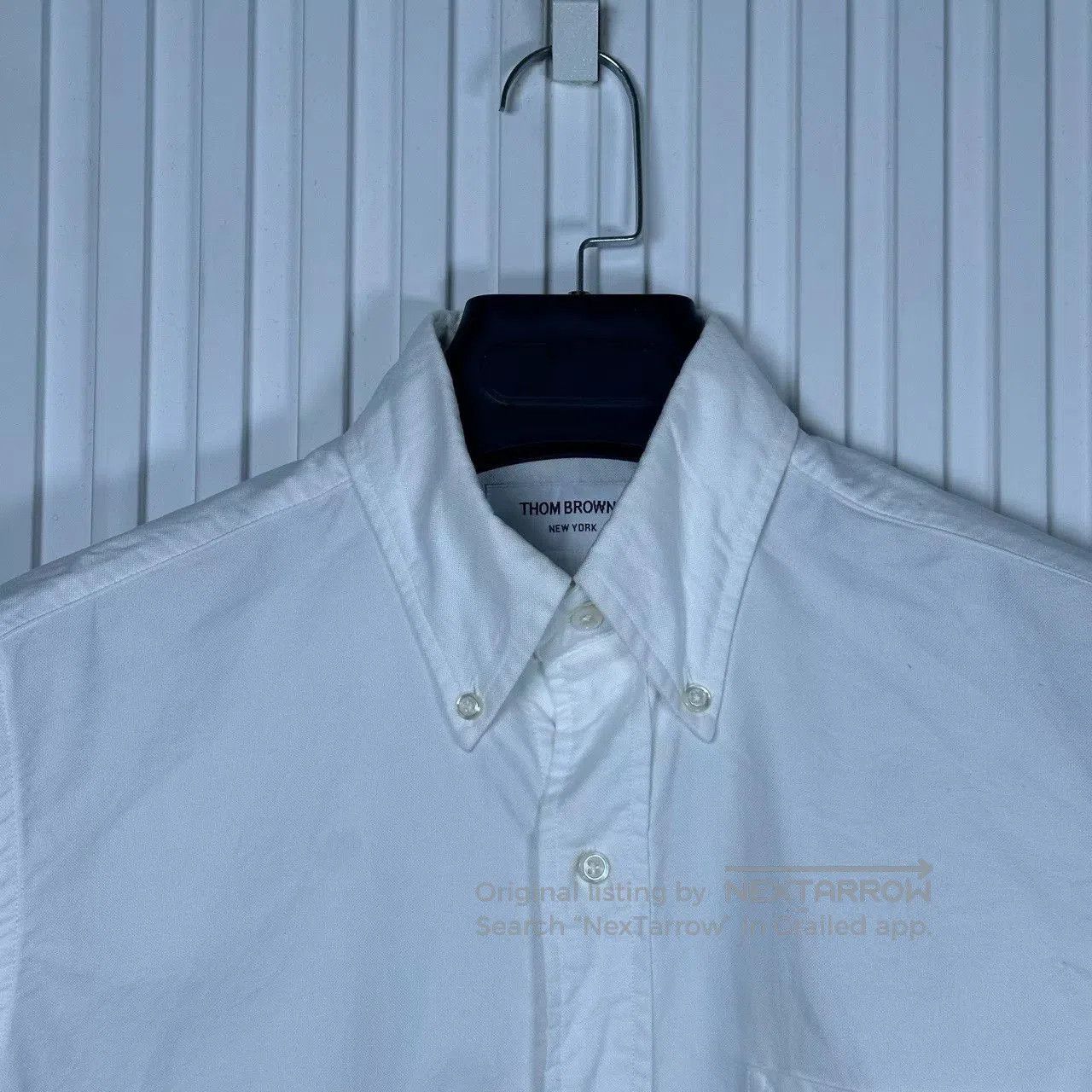 Thom Browne Thom Browne White Stripe Shirt. Size US S / EU 44-46 / 1 - 4 Thumbnail