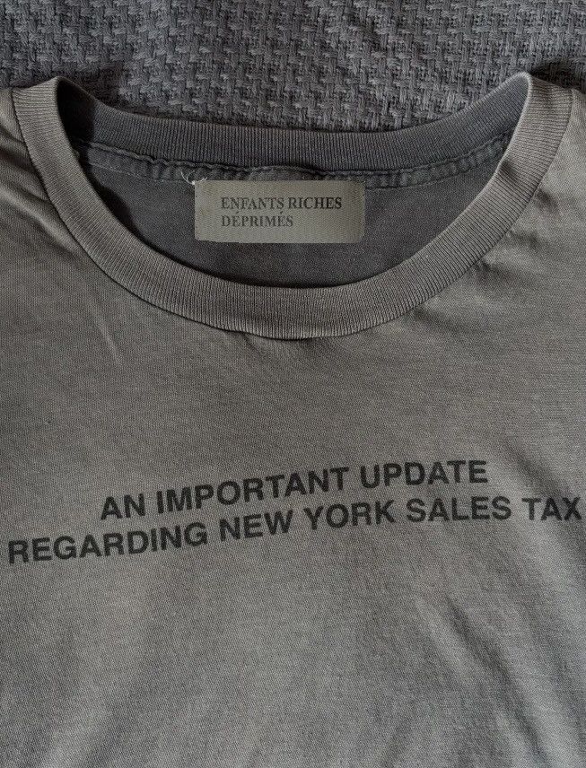 Enfants Riches Deprimes “Regarding New York Sales Tax (Christie’s)” F&F Sample (1/1) Size US XL / EU 56 / 4 - 3 Thumbnail
