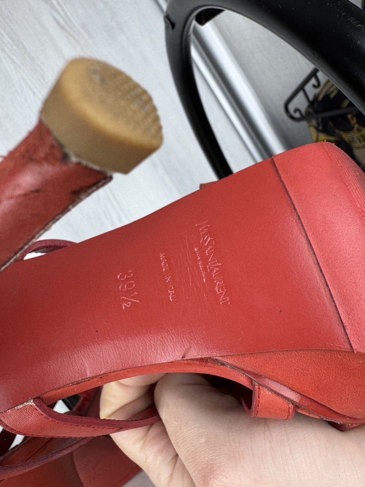 Yves Saint Laurent Yves Saint Laurent Rive Gauche Riveg 105 Platform Sandals Size US 9.5 / IT 39.5 - 22 Thumbnail
