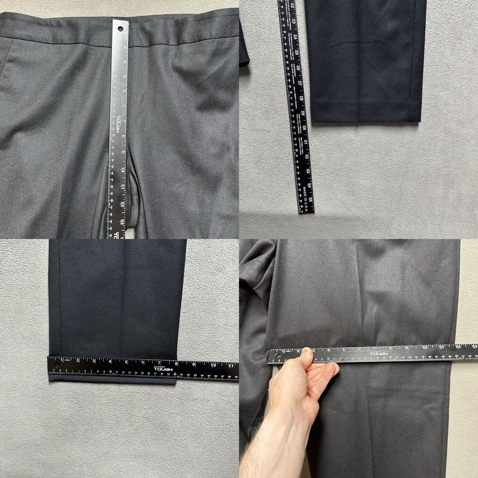 Talbots Talbots Dress Pants Womens 14 Black Heritage Wool Trousers Career Straight Leg Size 36" / US 14 / IT 50 - 8 Thumbnail