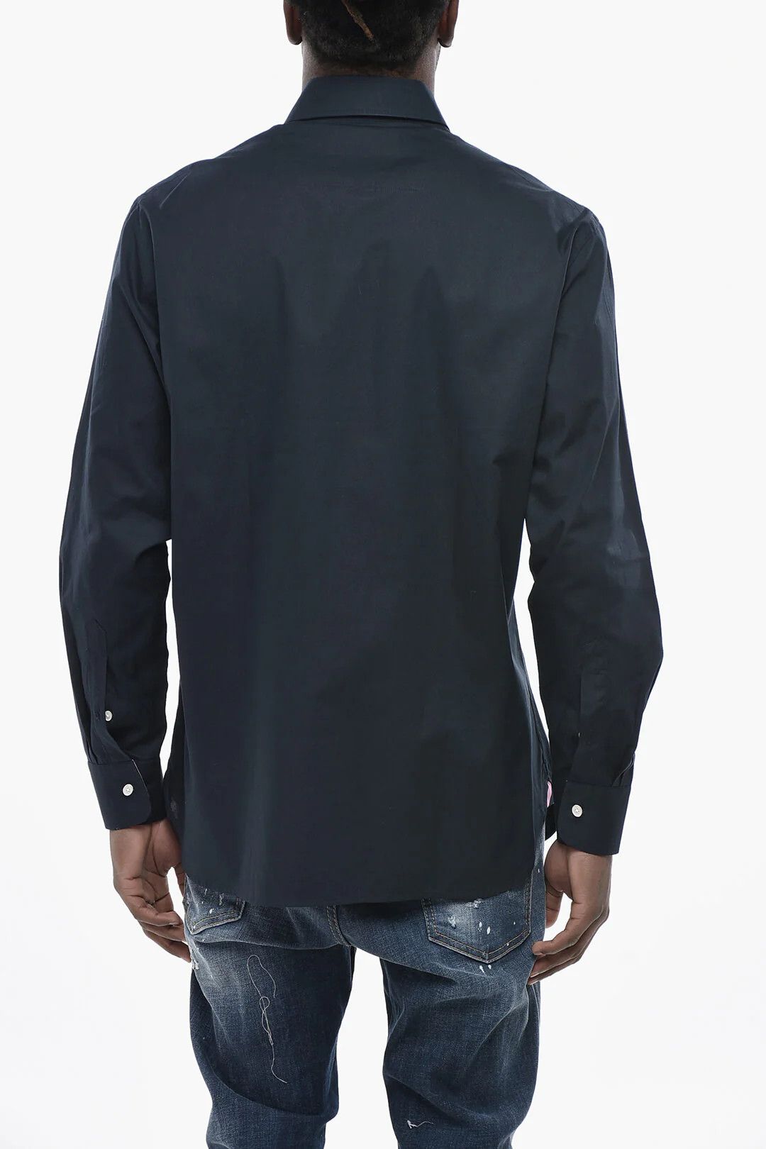 Eden Park og1mm0426 Cotton Shirt in Blue Size US L / EU 52-54 / 3 - 2 Thumbnail