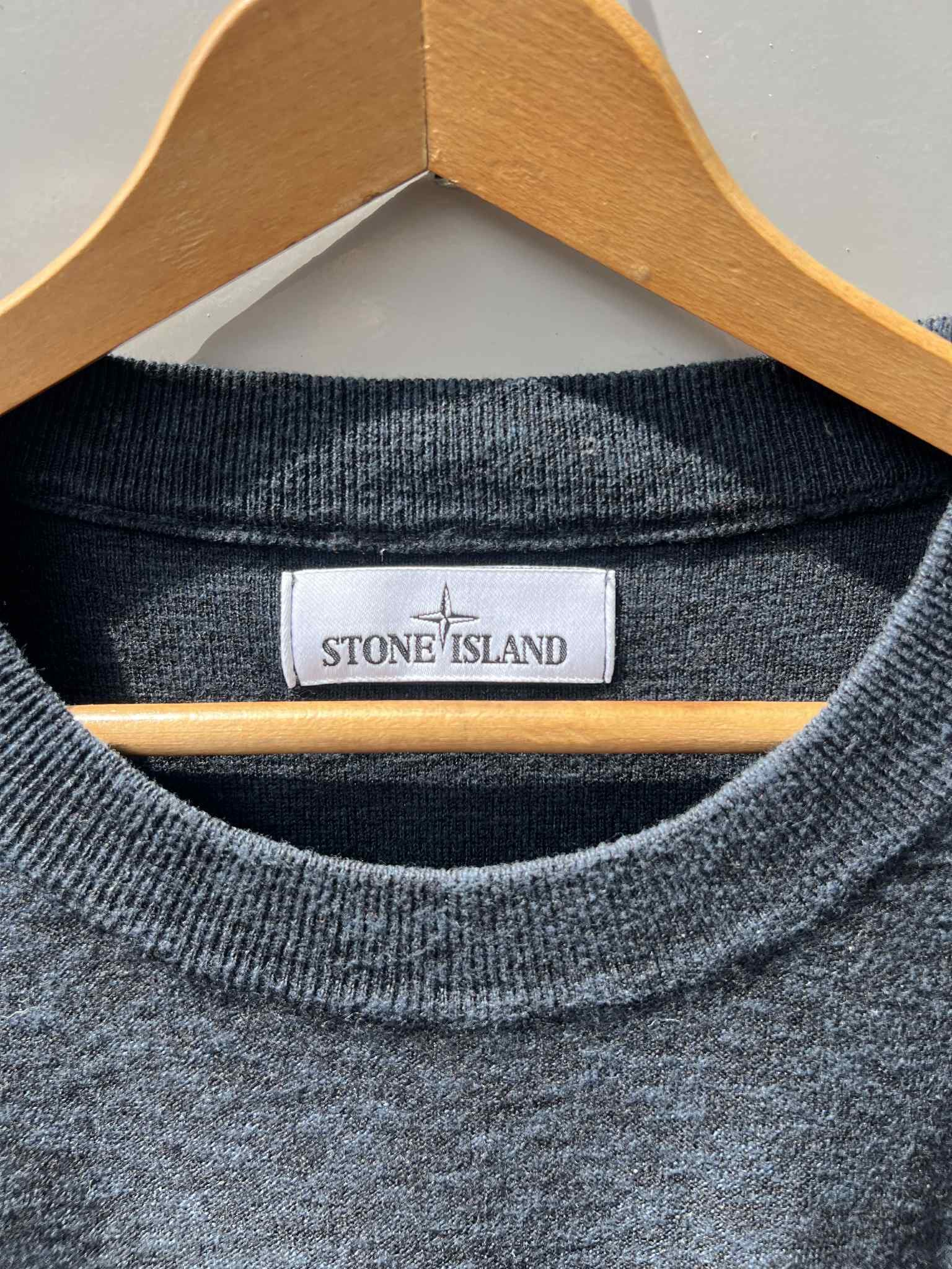 Stone Island Stone Island 2018 wool Blend Knit marl sweater Size US XXL / EU 58 / 5 - 2 Thumbnail