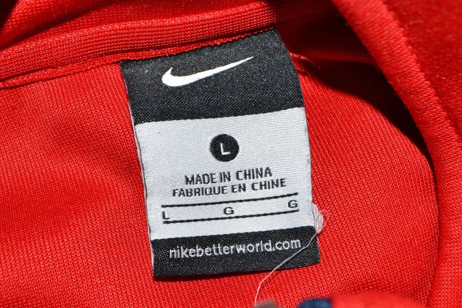 Nike BARCELONA 2011/2012 FOOTBALL JACKET JERSEY NIKE SIZE L LONG Size US L / EU 52-54 / 3 - 5 Thumbnail