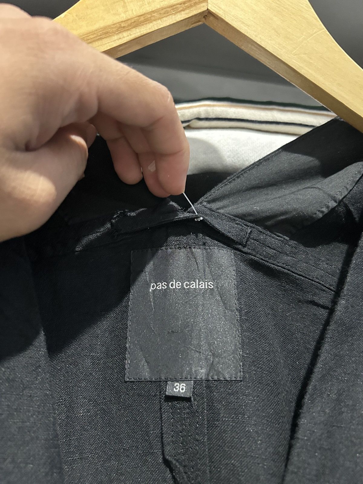 Pas de Calais PAS DE CALAIS BAZER - BLACK Size XS / US 0-2 / IT 36-38 - 3 Thumbnail