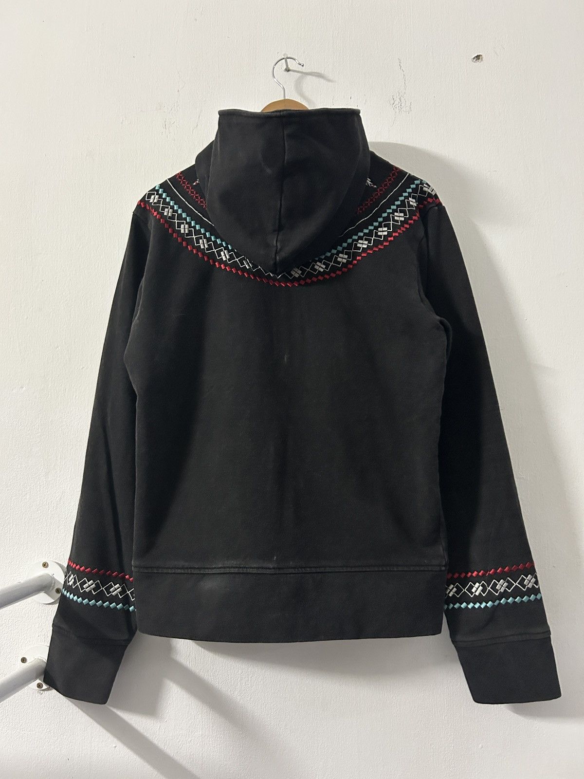Japanese Brand Vintage Low Blow Knuckle Hoodie Aztec Design Size US S / EU 44-46 / 1 - 7 Thumbnail