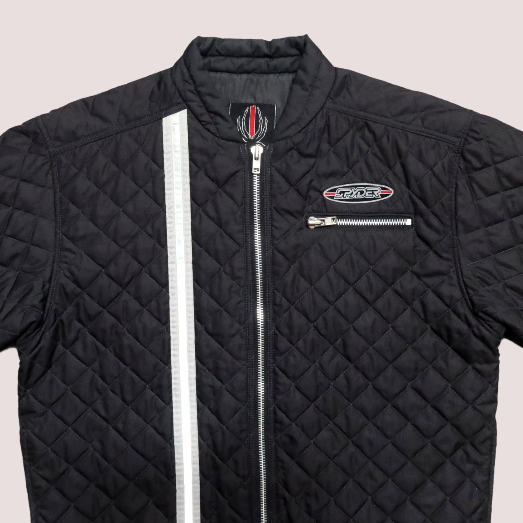 Spyder VINTAGE Spyder Quilted Bomber Jacket Mens M Black Bomber Jacket Mens M Black Quilted Spyder Vintage Size US M / EU 48-50 / 2 - 1 Thumbnail