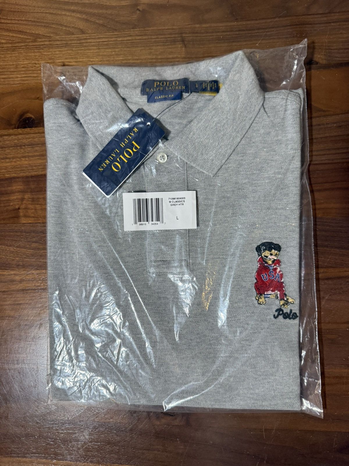 Polo Ralph Lauren Polo Ralph Lauren Classic Fit Dog-Embroidered Shirt Sz Large Size US L / EU 52-54 / 3 - 7 Thumbnail
