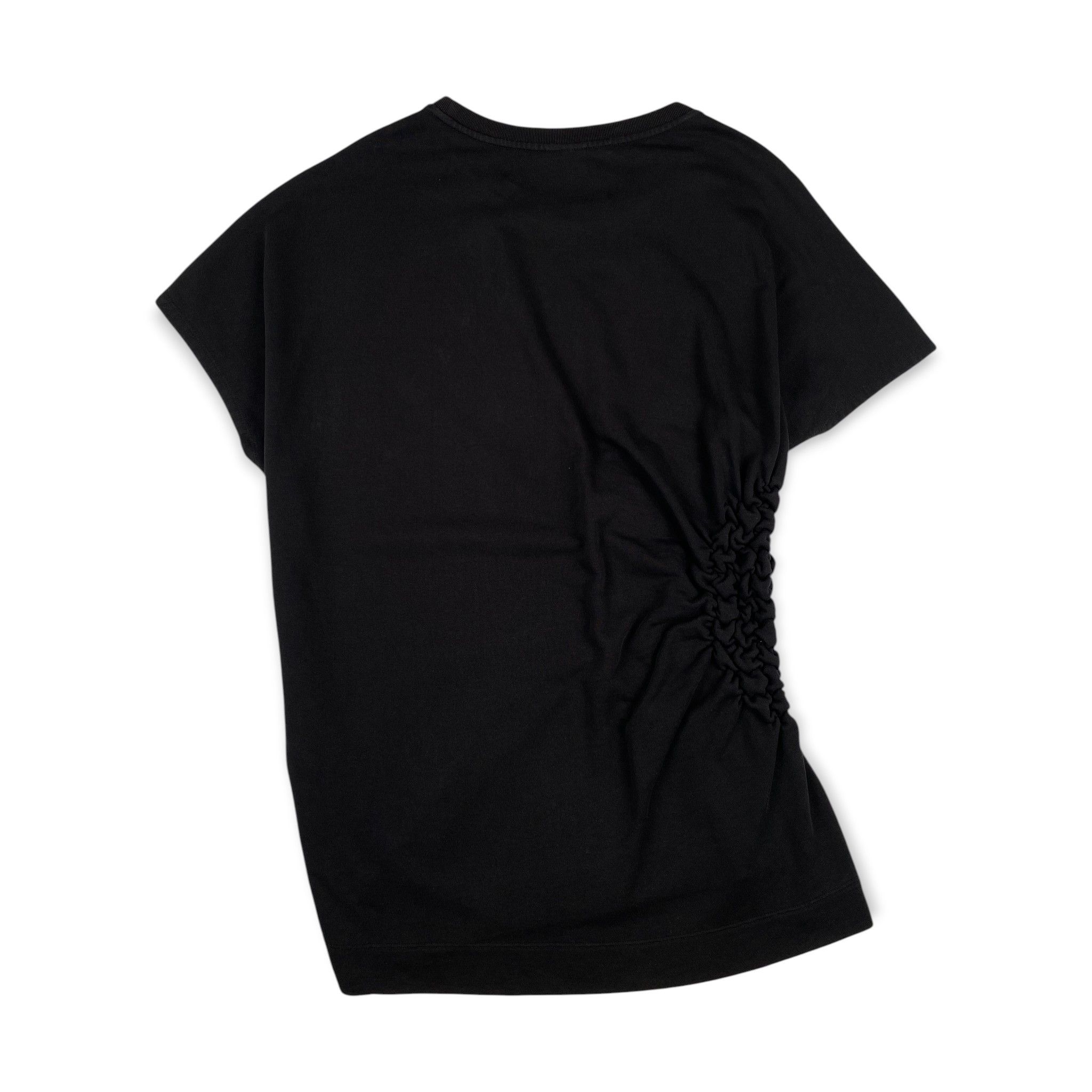 Dries Van Noten Ruched Short Sleeve T-Shirt Dress Size XS / US 0-2 / IT 36-38 - 2 Thumbnail
