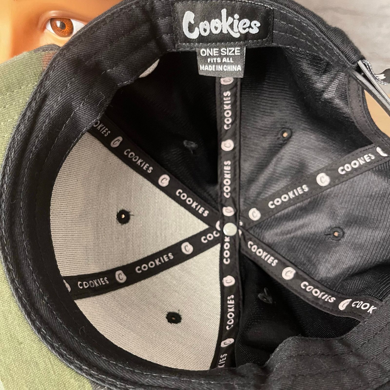 Cookies Cookies Chenille Logo Green Camo Snapback Size ONE SIZE - 6 Thumbnail