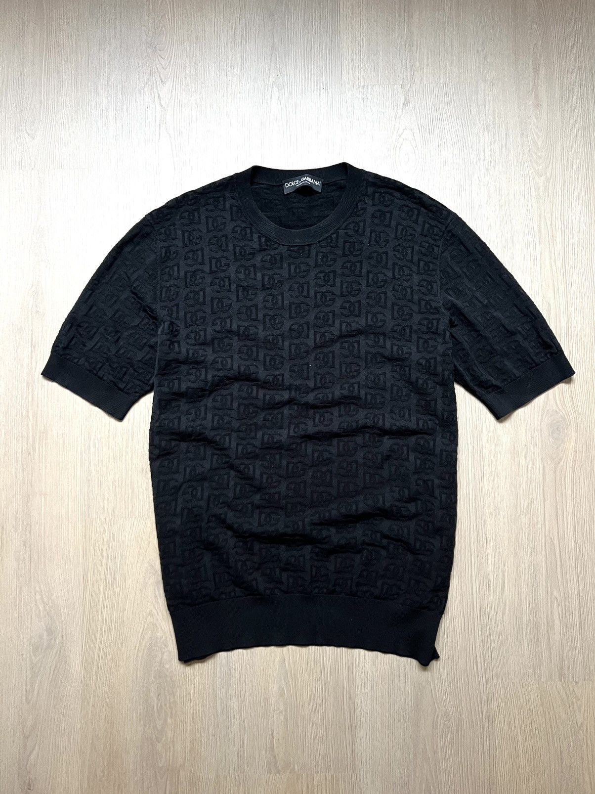 Dolce & Gabbana DG-logo silk sweater Size US M / EU 48-50 / 2 - 1 Thumbnail
