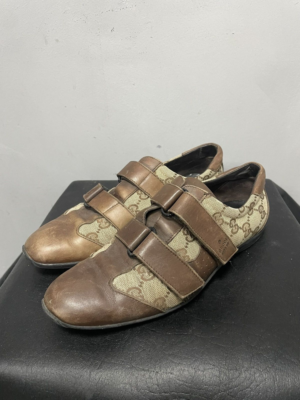 Gucci Gucci monogram retro low sneakers archive 2000s Size US 5.5 / EU 38 - 1 Thumbnail