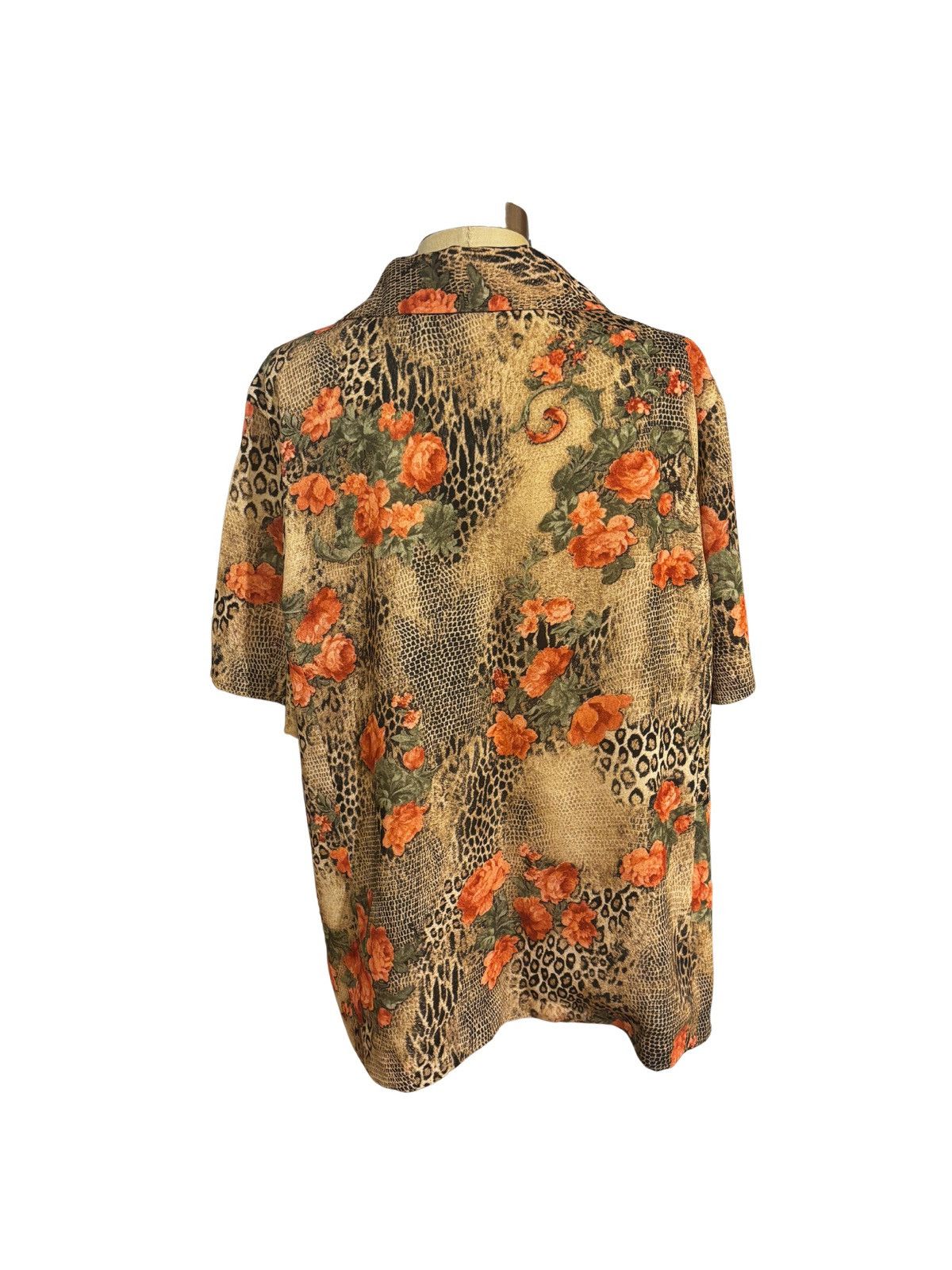 Liz Claiborne Women’s short sleeve Blouse.wt1883 Size XL / US 12-14 / IT 48-50 - 3 Thumbnail
