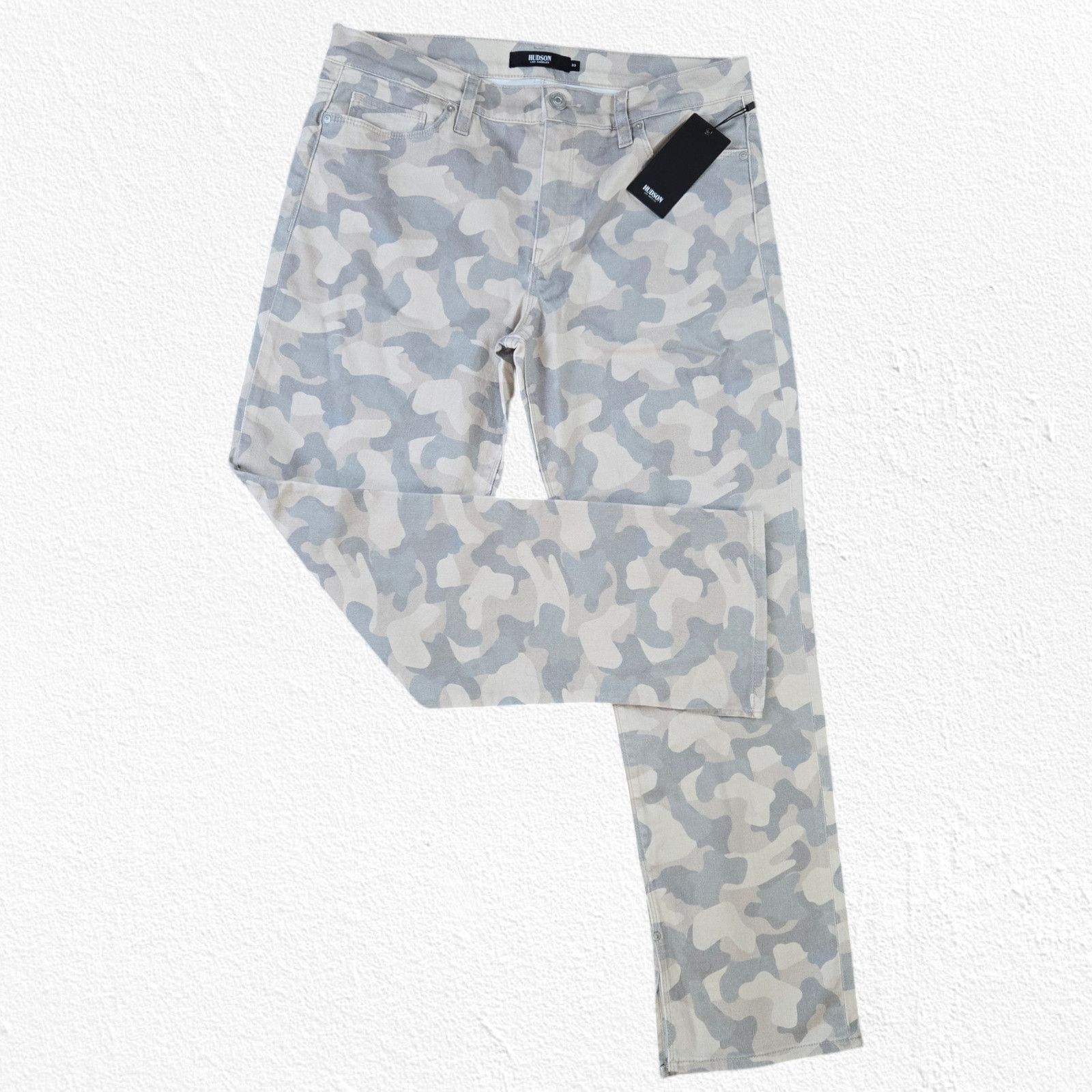 Hudson Hudson Nico Camo Straight Leg Jeans Size 33 Size 33" - 2 Thumbnail