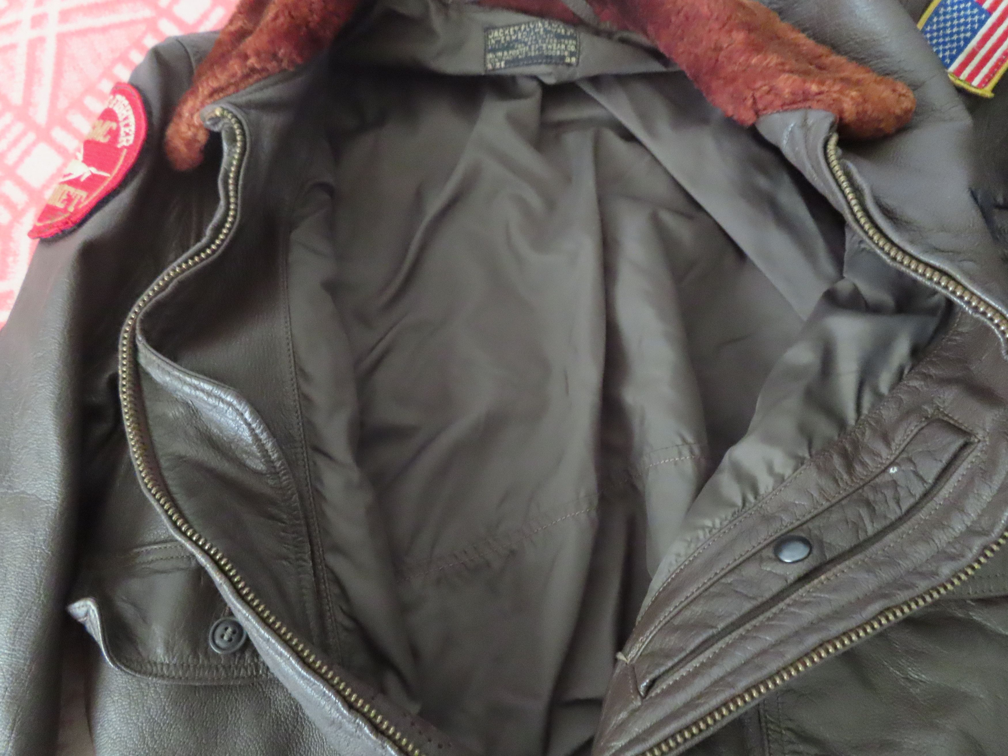 Vintage VIETNAM ERA USN FLIGHT JACKET IRVIN B. FOSTER SPORTSWEAR Size US M / EU 48-50 / 2 - 12 Thumbnail