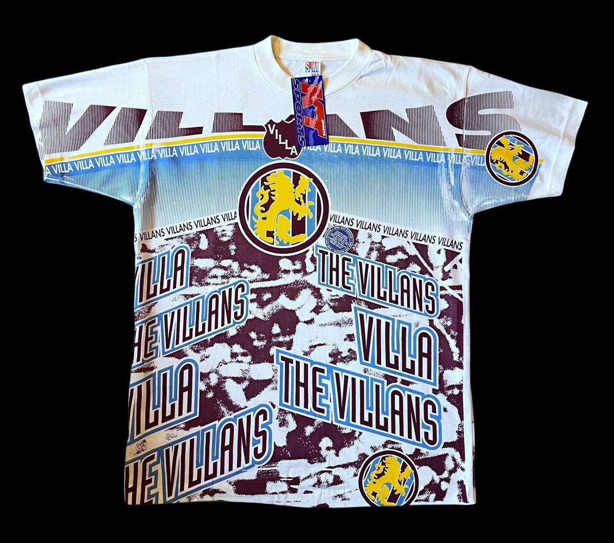 Vintage Aston Villa KT Sports AOP Kick Sportswear t shirt XL Size US XL / EU 56 / 4 - 1 Thumbnail