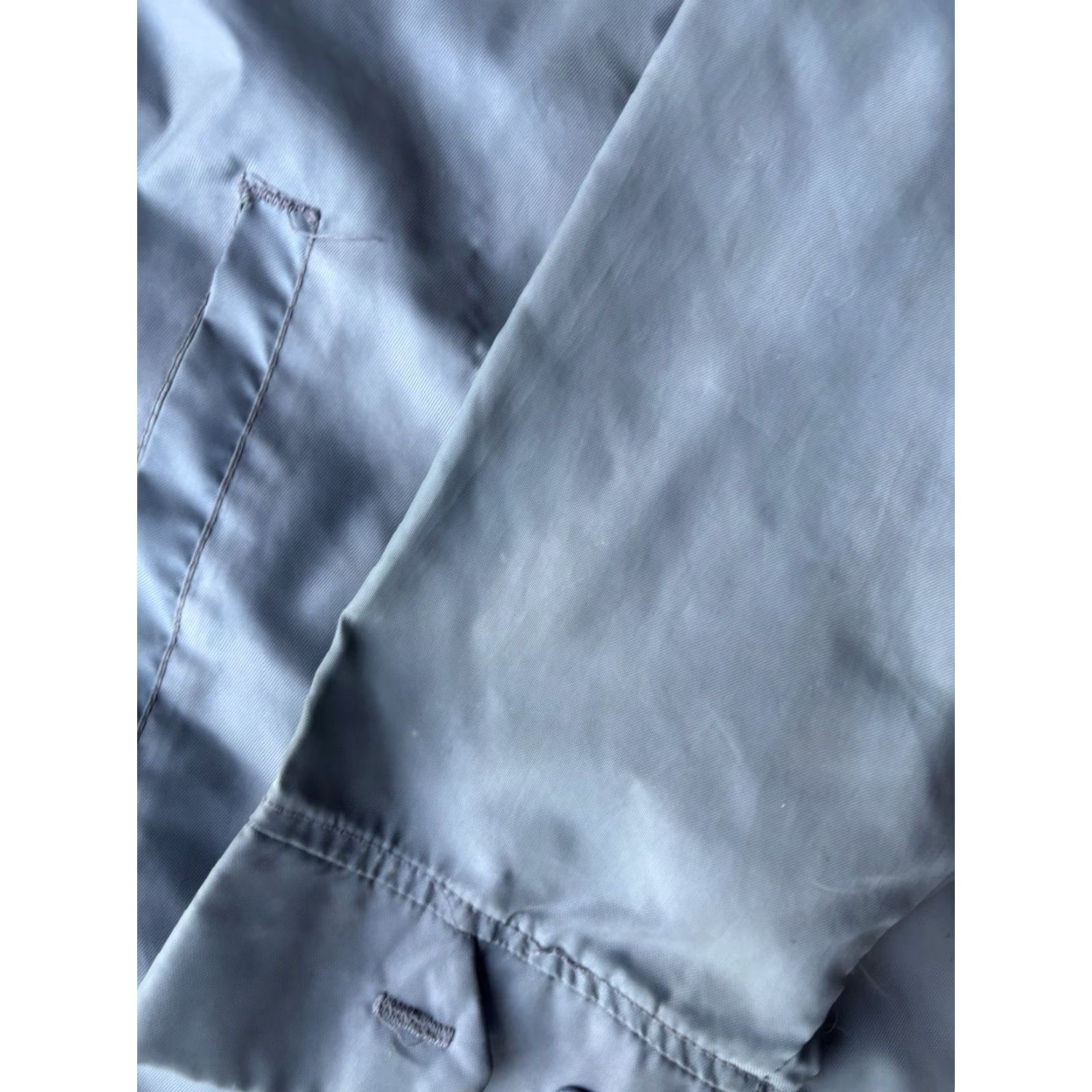 Vintage VINTAGE US Mail Jacket L Gray Nylon Embroidered Logo Zipper Full Zip Collared Windbreaker Mens Large Size US L / EU 52-54 / 3 - 7 Thumbnail