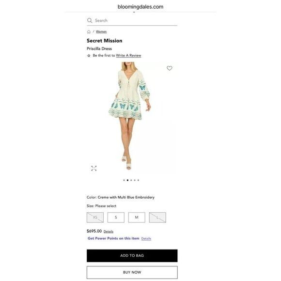 Isabel Marant Etoile NWOT$695 Super Natural Secret Mission Priscilla Linen Dress Size S / US 4 / IT 40 - 2 Thumbnail