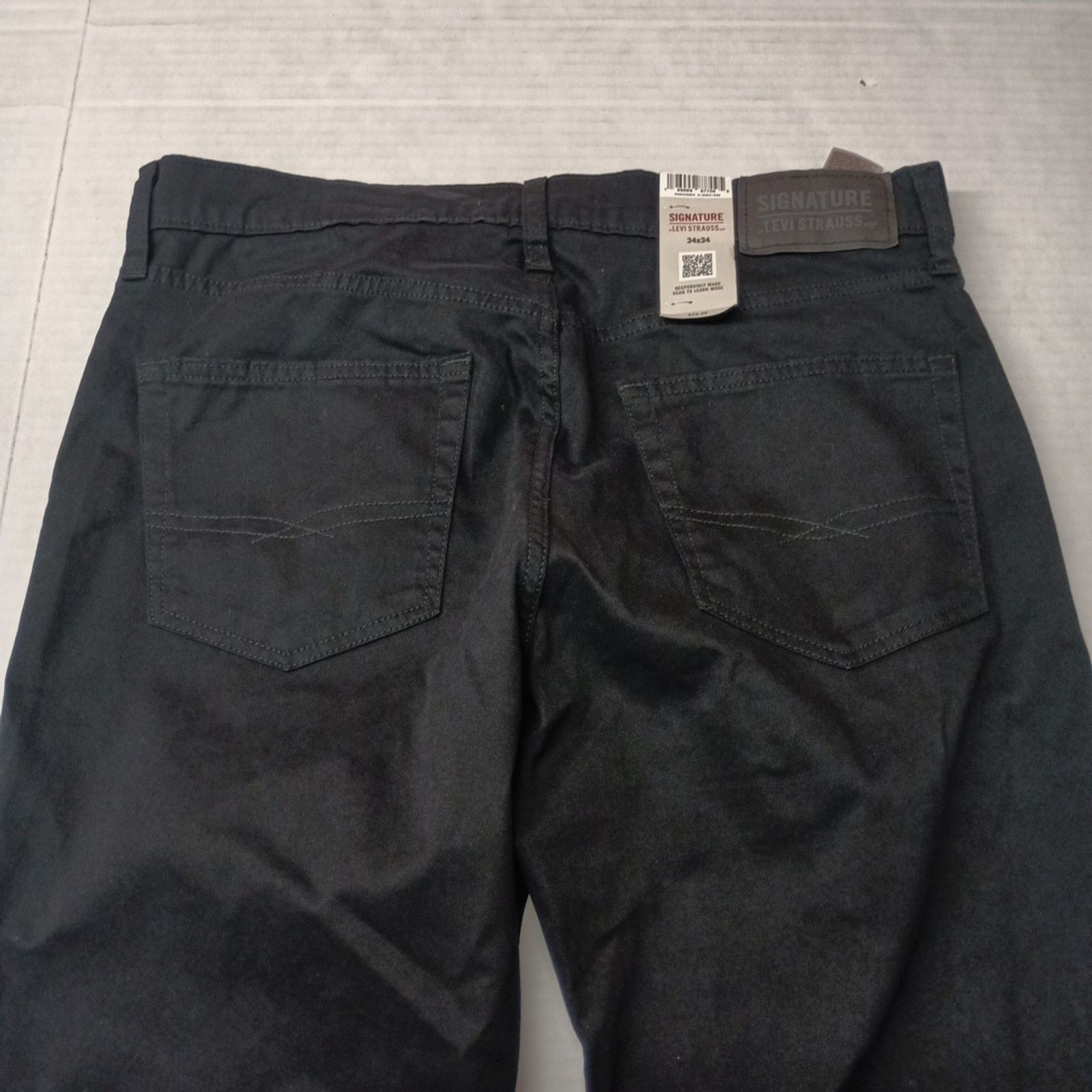 Levi's Signature By Levi Strauss Chino Pants Men's Size 34x34 Black Size US 34 / EU 50 - 9 Thumbnail