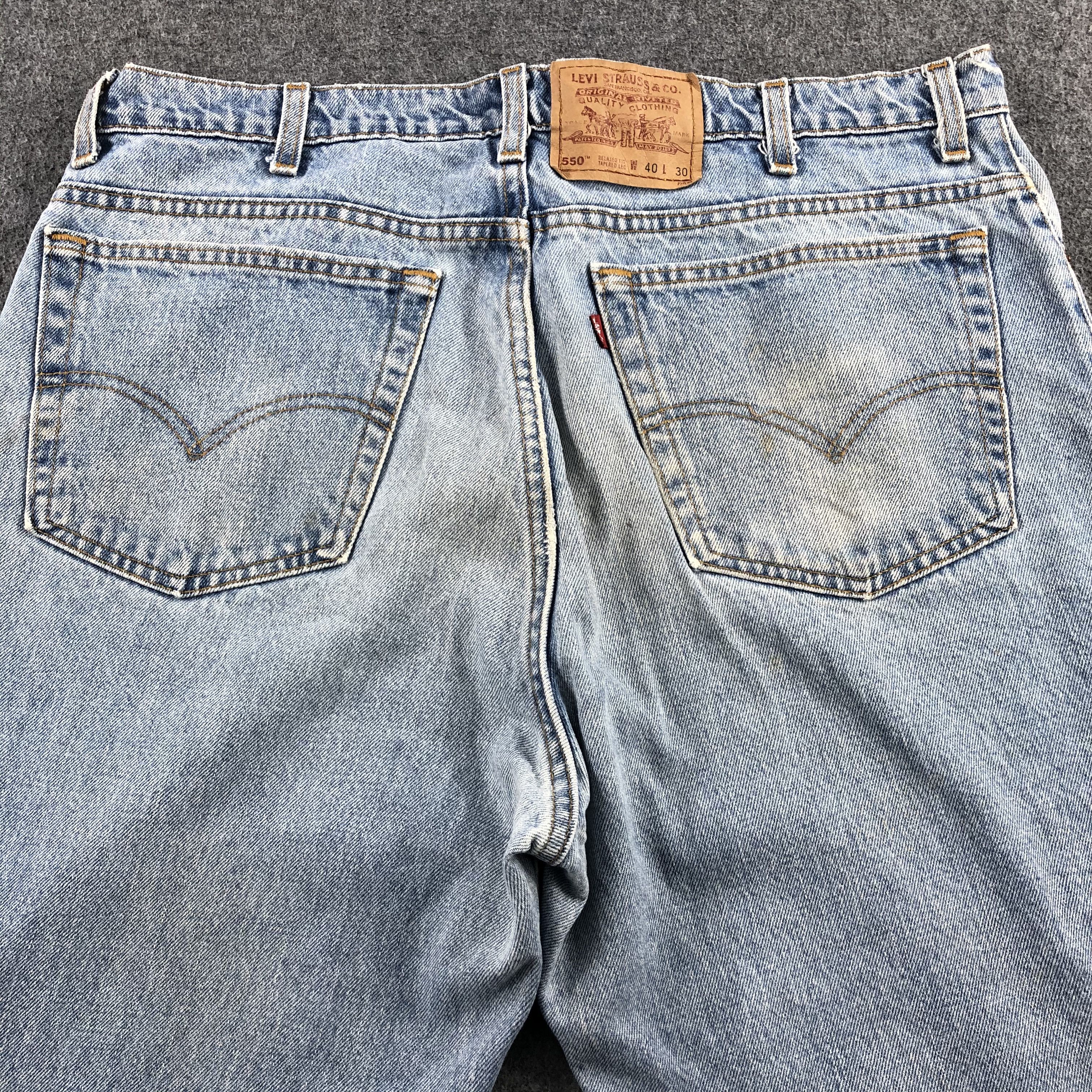 Levi's Vintage 90s Light Wash Levis 550 Jeans-J1982 Size US 39 - 4 Thumbnail