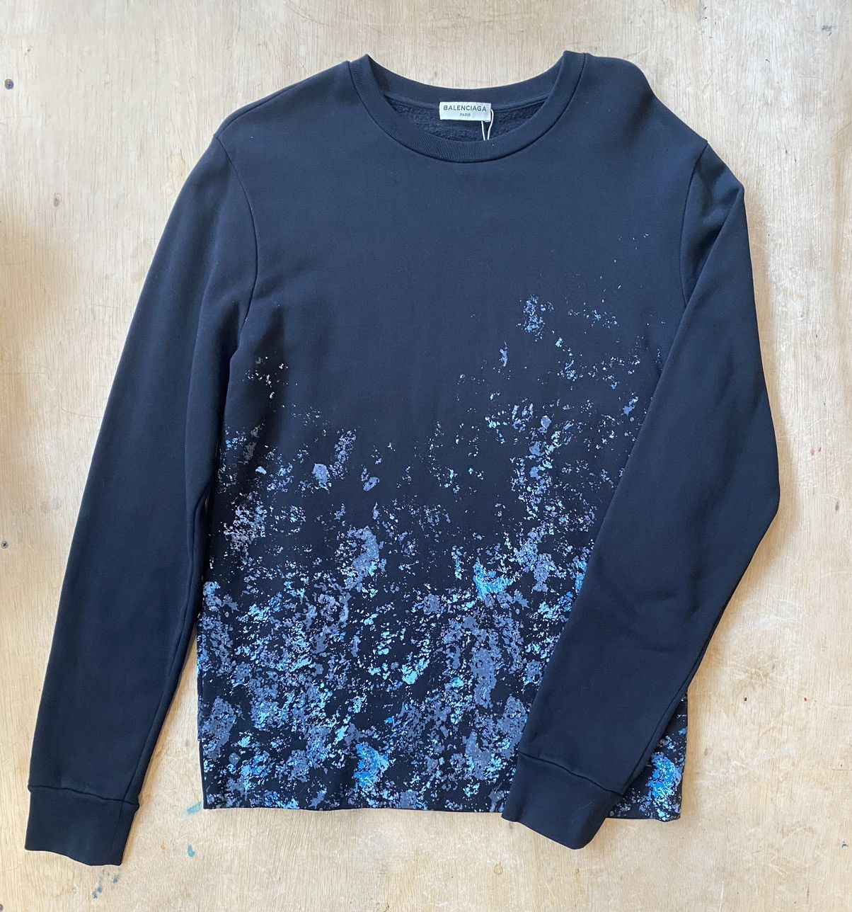 【BALENCIAGA】コットン フーディー ペイントスプラッター Balenciaga Paint Splatter | Grailed