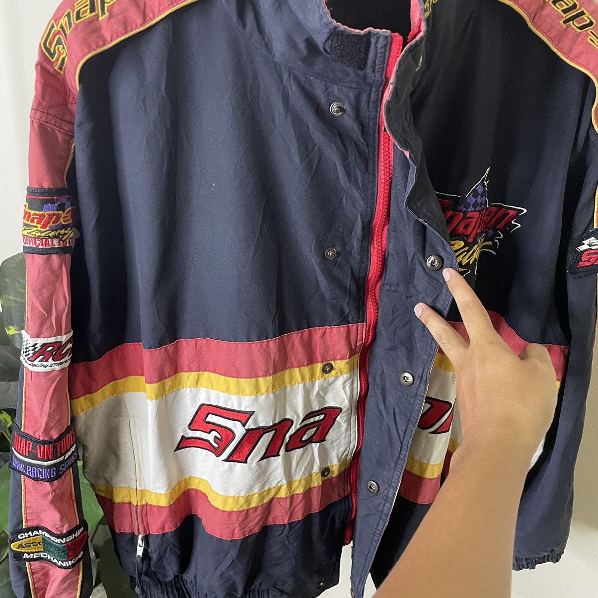 Vintage Vintage 90s Snap-on Racing Mechanic Jacket Size US XL / EU 56 / 4 - 4 Thumbnail