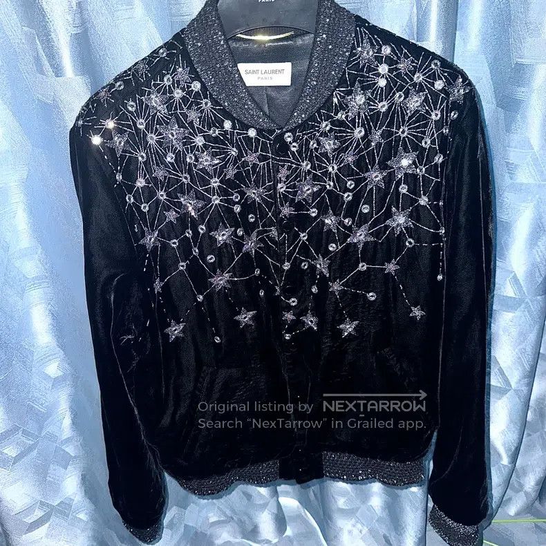 Saint Laurent Paris Saint Laurent Paris Starry Jacket Size XS / US 0-2 / IT 36-38 - 1 Thumbnail