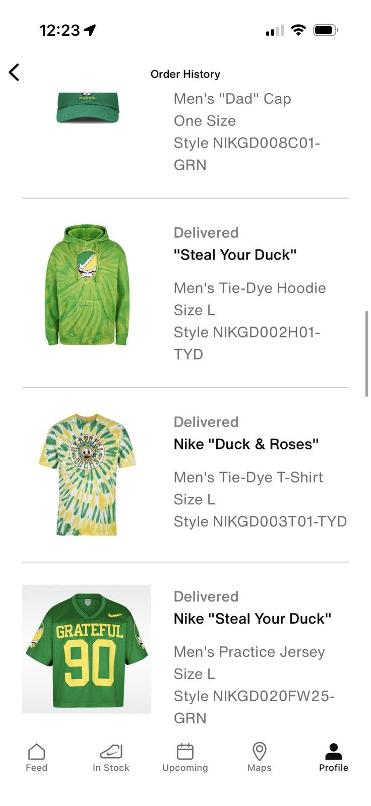 Grateful Dead × Nike Grateful Ducks Nike Practice Jersey Steal Your Duck Size US L / EU 52-54 / 3 - 7 Thumbnail