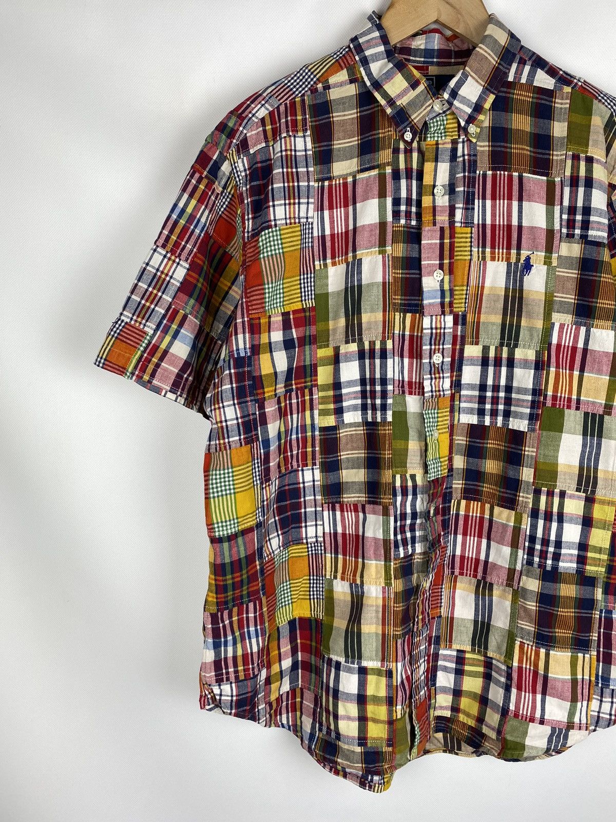 Polo Ralph Lauren Polo by Ralph Lauren VTG patchwork S/S button up shirt Size US L / EU 52-54 / 3 - 2 Thumbnail