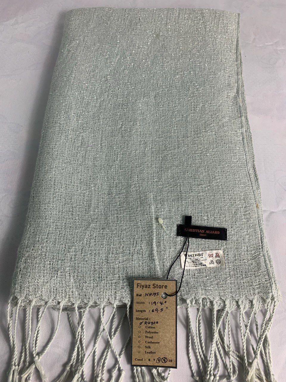 Vintage Christian Aujard Scarf / Muffler / Neckwear Size ONE SIZE - 3 Thumbnail