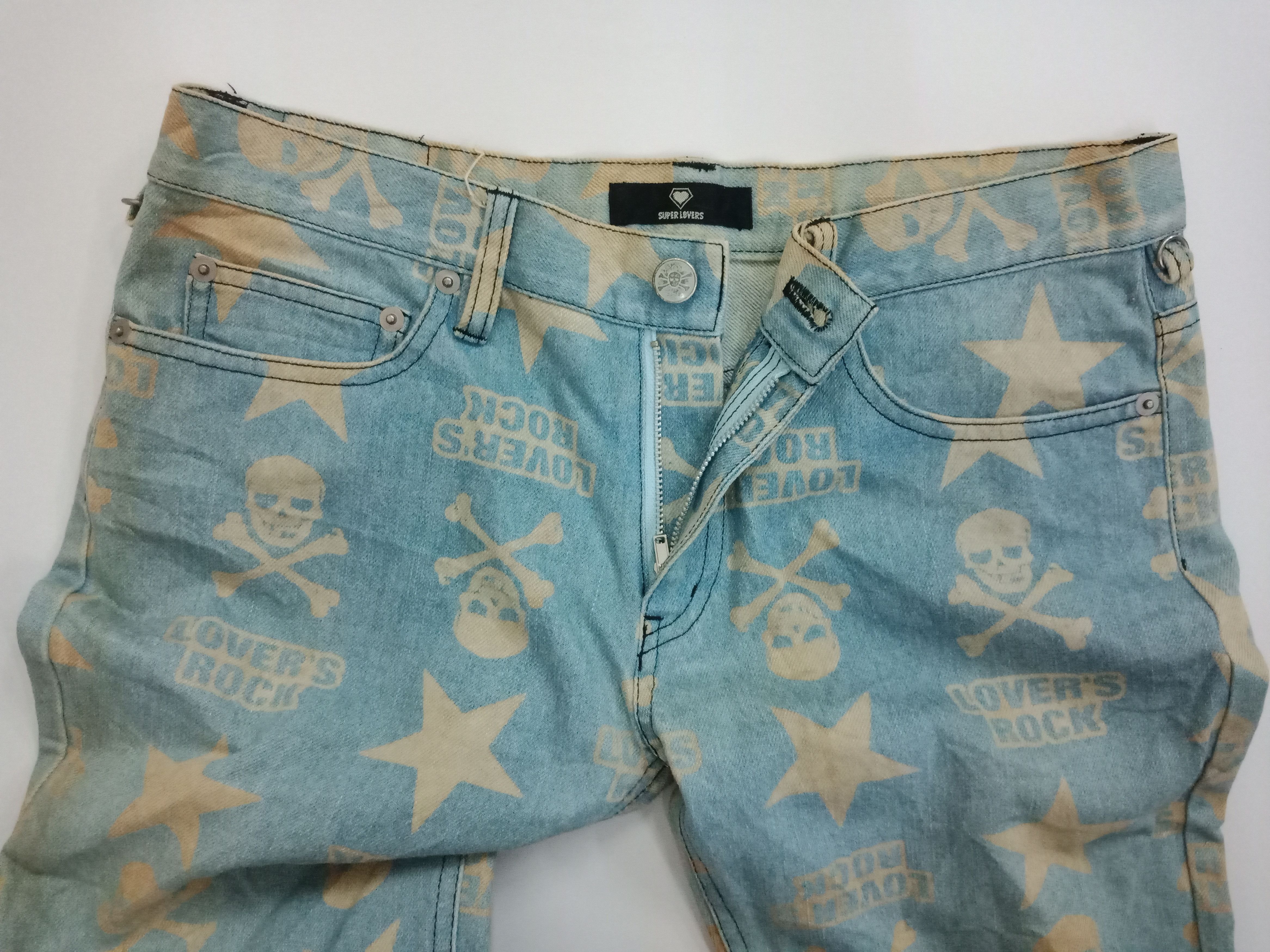 Japanese Brand Lover's Rock London Tokyo All Over Prints #P1 Size US 31 - 5 Thumbnail