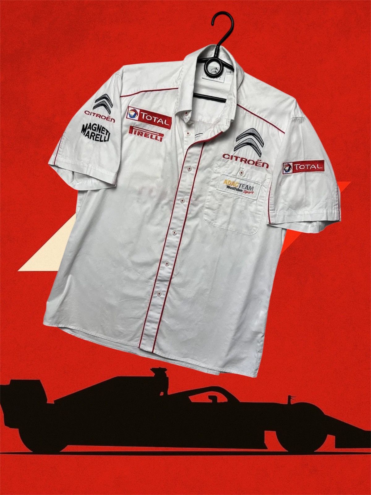 Vintage Vintage Citroen big logo racing shirt logo size S rare Size US S / EU 44-46 / 1 - 1 Thumbnail