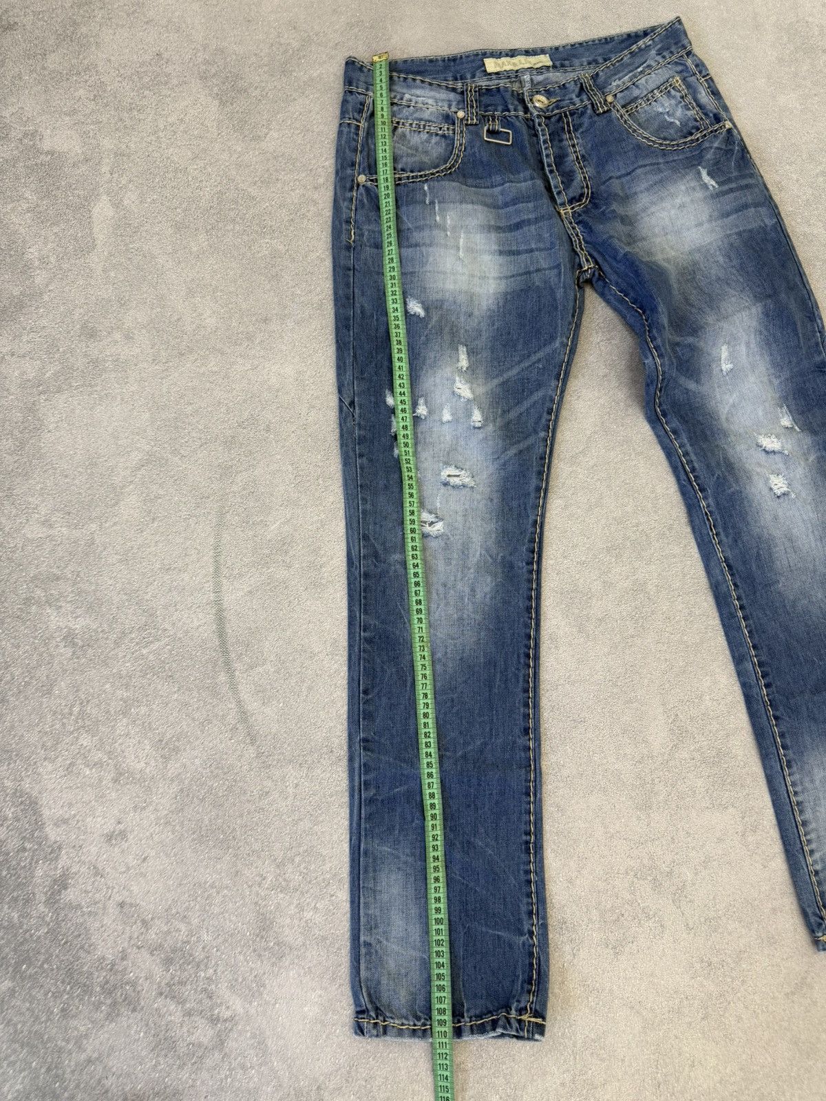 Hedi Slimane Vintage Dior Hedi Slimane Style Washed Denim Jeans Size US 32 / EU 48 - 16 Thumbnail